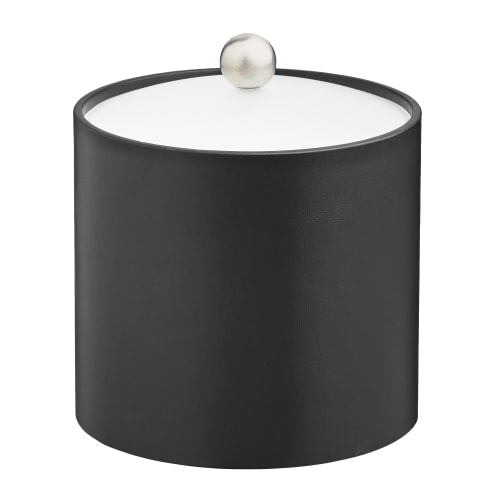 Ice Bucket 3 Quart Round, Black